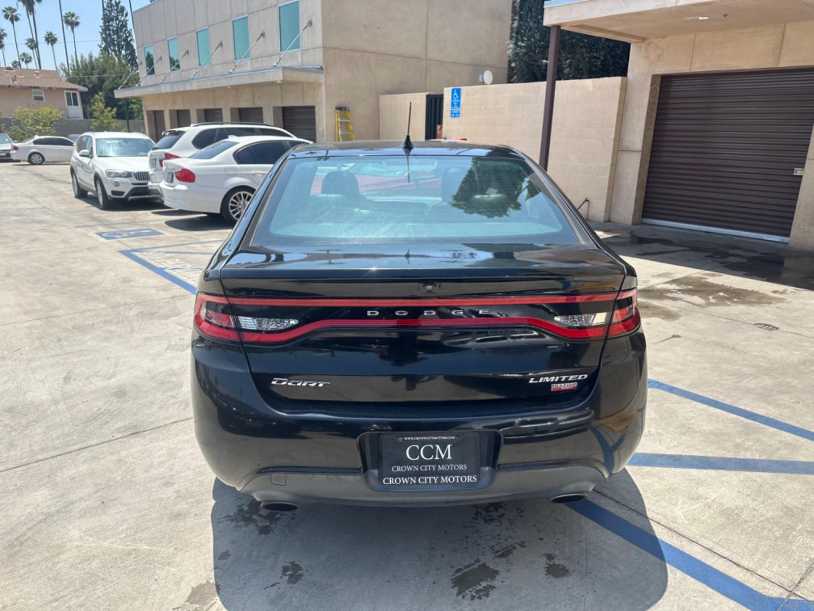 2013 Black Metallic /BLACK Dodge Dart LIMITED (1C3CDFCH4DD) with an 1.4L L4 DOHC 16V TURBO engine, 5-Speed Automatic transmission, located at 30 S. Berkeley Avenue, Pasadena, CA, 91107, (626) 248-7567, 34.145447, -118.109398 - Drive Easy with the 2013 Dodge Dart Limited: Affordable Luxury for Pasadena, Altadena, and Glendale Drivers Are you on the hunt for a reliable, stylish, and budget-friendly ride in Pasadena, Altadena, or Glendale, CA? Look no further than the 2013 Dodge Dart Limited, a sleek and sophisticated sed - Photo #4